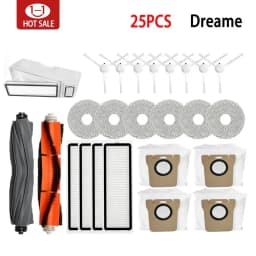 For XIAOMI Mijia Omni 1S B101CN B116 X10+ Accesories Dreame L10s Ultra / S10 Pro Main Side Brush Hepa Filter Mop Dust Bag Parts