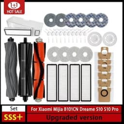 For XIAOMI Mijia Omni 1S B101CN B116 X10+ Accesories Dreame L10s Ultra / S10 Pro Main Side Brush Hepa Filter Mop Dust Bag Parts