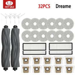 For XIAOMI Mijia Omni 1S B101CN B116 X10+ Accesories Dreame L10s Ultra / S10 Pro Main Side Brush Hepa Filter Mop Dust Bag Parts