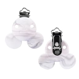 Lofca Silicone Clip 5 PCS Baby Pacifiers for DIY Pacifier Chain Nursing Teething Baby Gifts Food Grade Free BPA Baby