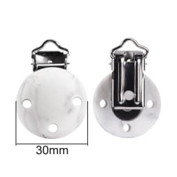 Lofca Silicone Clip 5 PCS Baby Pacifiers for DIY Pacifier Chain Nursing Teething Baby Gifts Food Grade Free BPA Baby