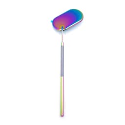 1PC Multi Colors Oval Grafted Lash Mirror Stainless Steel Multifunction Checking Mirror Eyelashes Extension Makeup Tool