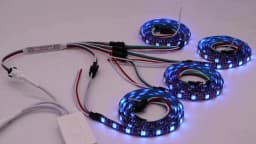 Mini TTL Signal LED Amplifier Repeater for WS2811 WS2812B SK6812 3Pin Addressable RGBIC LED Strip String Module 1 TO 4/8 DC5-24V