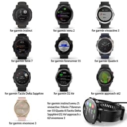 2pcs/1pc/lot USB Charger For Garmin Instinct/Venu 2/Vivoactive 3/Fenix 7/Forerunner 55/Quatix 6/D2 Air/Vivomove 3 Charging Cable