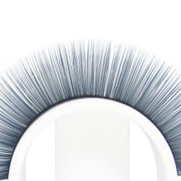 GLAMLASH Colored Lashes Lake Blue/Lavender/Cinnamon/Dark Green/Matcha Grey Individual Natural False Colorful Eyelash Extension