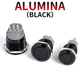 12/16/19/22/25/30/40mm Waterproof Metal Push Button Switch NO LED Light Momentary Latching Car Engine Power Switch 1NO1NC
