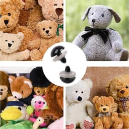 50/100pcs Eyeball Black Plastic Plush Safety Eyes Amigurumi for Toys Kids Diy Craft Funny Toy Eyes Animal Doll Accessorie 5-14mm