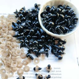 50/100pcs Eyeball Black Plastic Plush Safety Eyes Amigurumi for Toys Kids Diy Craft Funny Toy Eyes Animal Doll Accessorie 5-14mm