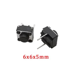 20/50/100 Pcs Micro Tactile Switch Momentary Tact DIP Switch 2 Pin 6 X 6 mm Micro Touch Push Button Switch High 5 mm 6 mm 7 mm 8