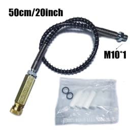 Air Compressor Hand Pump Filter Hose, Water Oil Separator M10*1, High Pressure Air Filtering Accessories