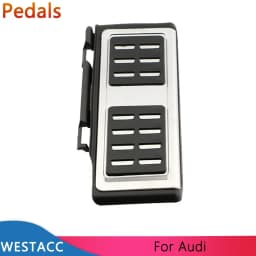 Car Pedals for Audi A3 8V Q2 Q3 SQ2 S1 S3 RS3 RS Q3 TT LHD Accelerator Gas Brake Clutch Rest Pedal Cover Kit Accessories