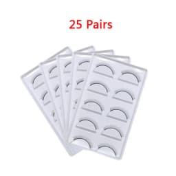 5/10/25 Pairs Training Lashes Eyelash Extension Practice Grafting Natural False Eyelashes For Beginner Makeup Tools