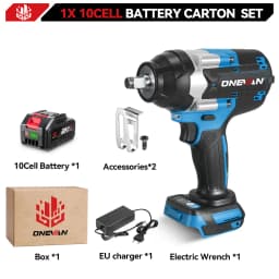 ONEVAN 1800N.M Brushless Electric Impact Wrench 1/2'' Screwdriver Cordless Torque Wrench Power Tool For Makita 18V Battery Pin