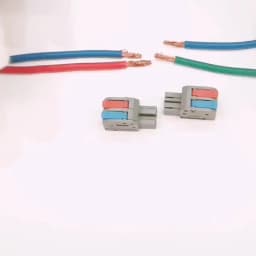10PCS Docking Mini Quick Wire Connector Universal Compact Electrical Wiring Connectors Push-in Butt Conductor Terminal Block