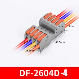 10PCS Docking Mini Quick Wire Connector Universal Compact Electrical Wiring Connectors Push-in Butt Conductor Terminal Block