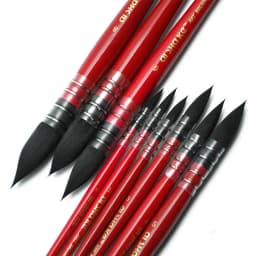 1pc Professional Round Mop French Style Watercolor Paint Brush Nylon Painting Brush for Acrylic Water Color Gouache Oil Painting