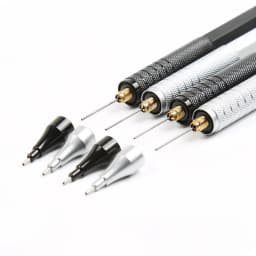 High Quality Metal Mechanical Pencils Set with Lead Refills Drafting Automatic Pencil 0.3, 0.5, 0.7, 2.0mm for Art Supply