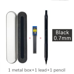 High Quality Metal Mechanical Pencils Set with Lead Refills Drafting Automatic Pencil 0.3, 0.5, 0.7, 2.0mm for Art Supply