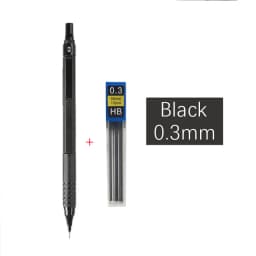 High Quality Metal Mechanical Pencils Set with Lead Refills Drafting Automatic Pencil 0.3, 0.5, 0.7, 2.0mm for Art Supply
