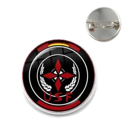 Classic Fashion Umbrella Security Theme Glass Cabochon Metal Brooch Badge For Bag Clothes Decoration Pins Jewelry Accessories