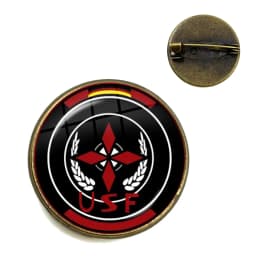 Classic Fashion Umbrella Security Theme Glass Cabochon Metal Brooch Badge For Bag Clothes Decoration Pins Jewelry Accessories