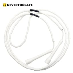 NEVERTOOLATE X ROPE 7mm hard beads jump skipping rope beaded skip rope Professional competition usage 2.9 meter long handle