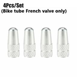 4Pcs/Set Rainbow Color Bicycle Tire Valve Cap Aluminum Caps for Valves French Valve Cap Presta Bike Tyre Hat MTB Accessories New