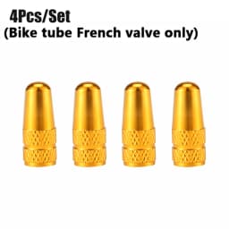 4Pcs/Set Rainbow Color Bicycle Tire Valve Cap Aluminum Caps for Valves French Valve Cap Presta Bike Tyre Hat MTB Accessories New