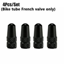 4Pcs/Set Rainbow Color Bicycle Tire Valve Cap Aluminum Caps for Valves French Valve Cap Presta Bike Tyre Hat MTB Accessories New