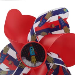 1pc Allek Children Scooter Windmill Short Pole Cartoon Colorful Pinwheel Decoration For Kids Bicycle Parts Accessories