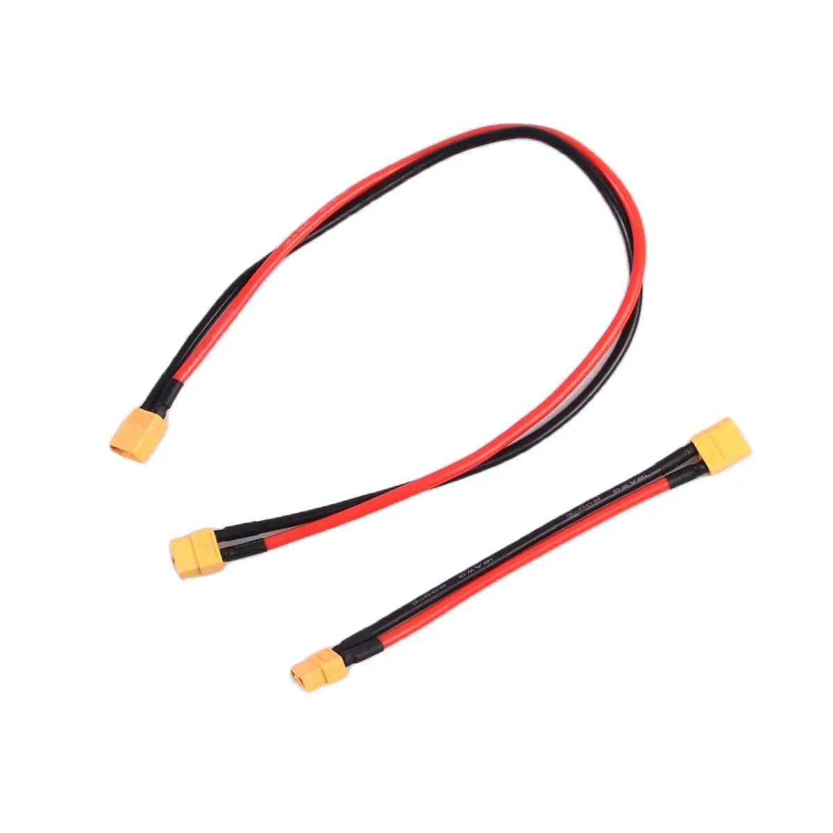 1PCS XT60 Male to Female Plug Extension Cable Lead Silicone Wire Multiple Sizes 14AWG 12AWG