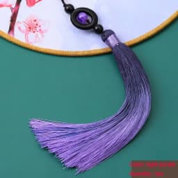 1PC Transfer Bead Gradient Tassel Silky Handmade Tassels with Loop for DIY Crafts Bookmark Tassel Jewelry Making Accessories