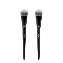 PRO 47 Foundation Brush Broom Foundation Shadow Brush Liquid Cream Blending Blush Angled Professional Makeup Brush Cosmetic Tool