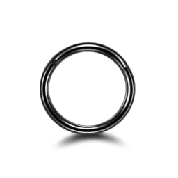 1PC 12G-20G Septum Piercing Surgical Steel Clicker Hinged Segment Ring Goth Nose Hoop Earrings Lip Ear Cartilage Helix Piercings