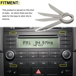 4Pcs Car Radio Removal Key Pin Tool for Audi C6 R8 A1 A3 Q3 A4 A5 Q5 A6 S6 A7 B6 B7 B8 8P 8V 8L TT RS
