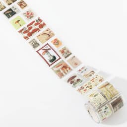 55mmx2m Vintage Stamp Tape Style Stickers 1 roll Decorative collage Diary Album Scrapbooking material Craft Supplies