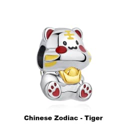 925 Sterling Silver Charms Fortune Cat Chinese New Year Pendant Beads Japanese Girl Fit Brand Bracelets Necklaces Women Jewelry