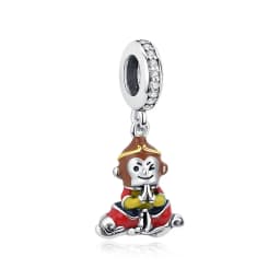 925 Sterling Silver Charms Fortune Cat Chinese New Year Pendant Beads Japanese Girl Fit Brand Bracelets Necklaces Women Jewelry