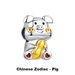 925 Sterling Silver Charms Fortune Cat Chinese New Year Pendant Beads Japanese Girl Fit Brand Bracelets Necklaces Women Jewelry