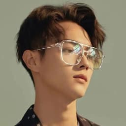 Transparent Computer Glasses Frame Women Men Anti Blue Light Square Eyewear Blocking Glasses Optical Spectacle Eyeglass
