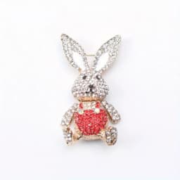 Retro Alloy Rabbit Brooch Pins Female Ins Trendy Party Coller Cute Sweater Brooches Accessories