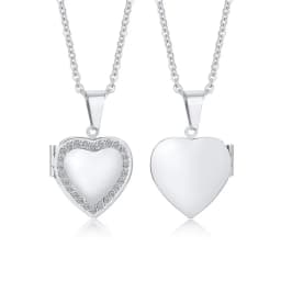 Delicate Floral Oval Heart Locket Pendant Necklaces for Women,Stainless Steel Photo Frame Promise Love Keepsake Gift