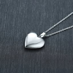 Delicate Floral Oval Heart Locket Pendant Necklaces for Women,Stainless Steel Photo Frame Promise Love Keepsake Gift