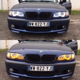 For BMW 3 Series E46 316i 318i 320d 323i 328i 330i 325xi 330d 1998-2005 Excellent LED Cotton Angel Eyes Rings Daytime Light