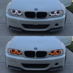 For BMW 3 Series E46 316i 318i 320d 323i 328i 330i 325xi 330d 1998-2005 Excellent LED Cotton Angel Eyes Rings Daytime Light