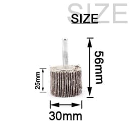 5PC Sandpaper Grinding Flap Polishing Wheels Sanding Disc Shutter Polishing Wheel For Rotary Dremel Tool 60/80/120Grit 6MM Shank