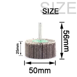 5PC Sandpaper Grinding Flap Polishing Wheels Sanding Disc Shutter Polishing Wheel For Rotary Dremel Tool 60/80/120Grit 6MM Shank