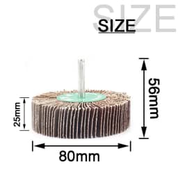 5PC Sandpaper Grinding Flap Polishing Wheels Sanding Disc Shutter Polishing Wheel For Rotary Dremel Tool 60/80/120Grit 6MM Shank