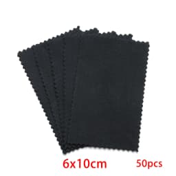 10-50pcs Polish Polishing Cloth Silver Color Cleaning  Polishing Cloth Soft Clean Wipe Wiping Cloth For Silver Gold Jewelry Tool