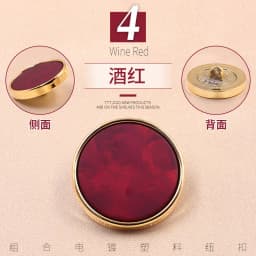 New Arrival Gold White Black Flower Resin Buttons For Needlework Clothing Women Coat Suit Cardigan 6PCS Sewing Button KD876